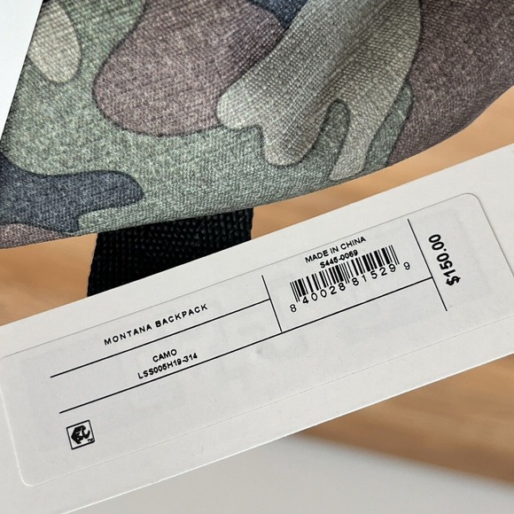 LeSportsac Montana Backpack Camo Removable Laptop Sleeve Insert NEW - Picture 13 of 13